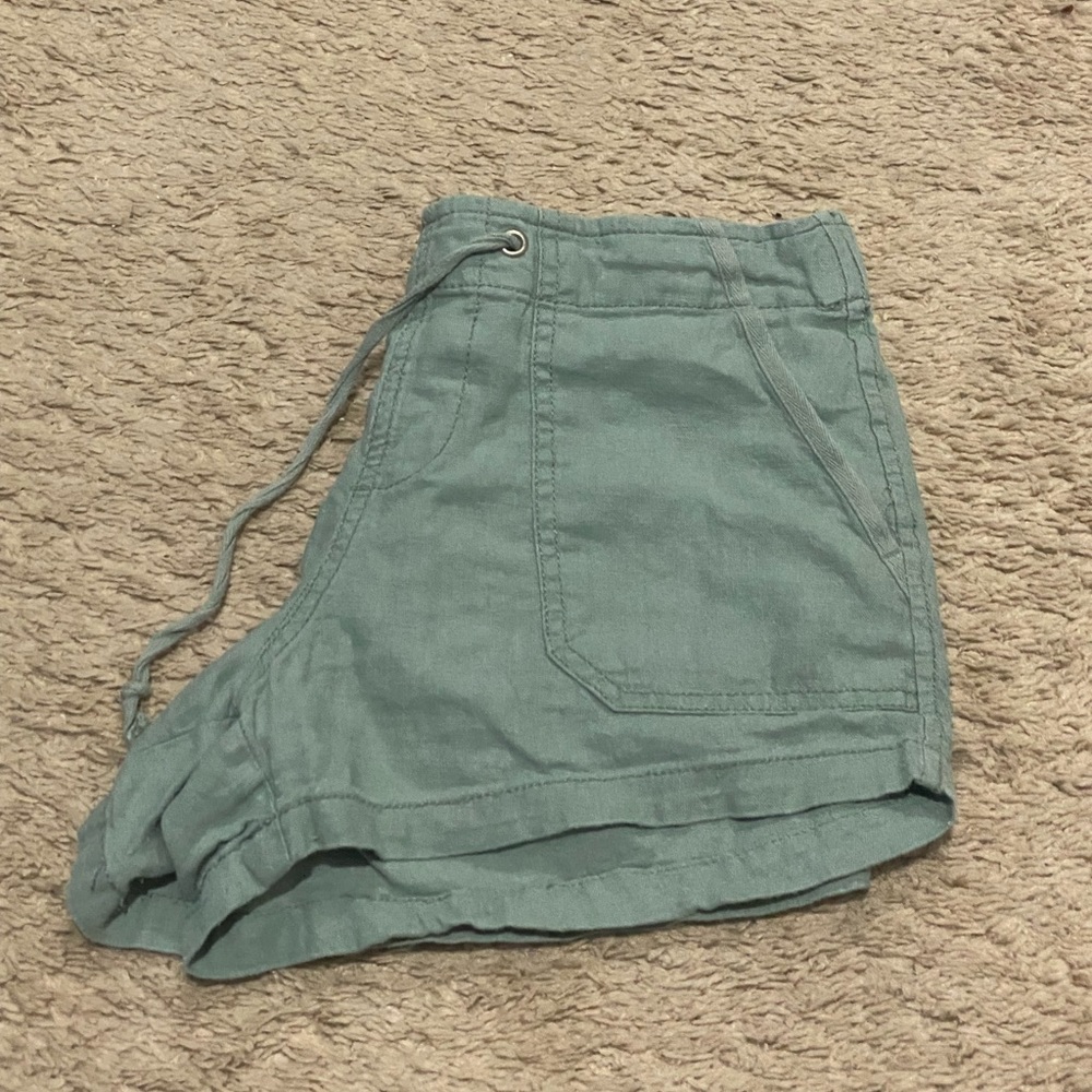 Sage green shorts